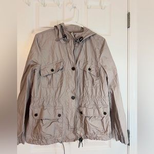 Ann Taylor LOFT tan cargo jacket ladies M